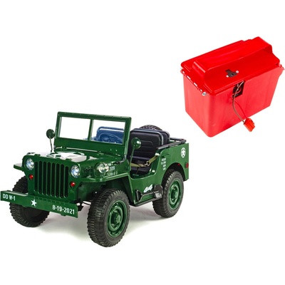 andos Bateriový box pro elektrické autíčko džíp Willys 24V JH101-24V