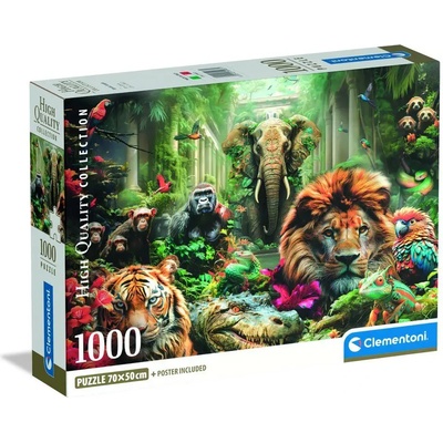 Clementoni - Puzzle Mystic Jungle - 1 000 piese