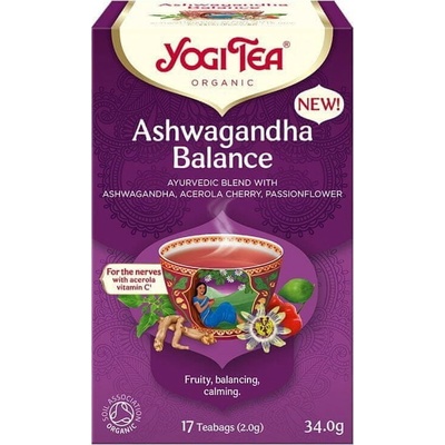 Yogi Tea Yoga Design Lab Čaj Ashwagandha Balance 17 x 2 g