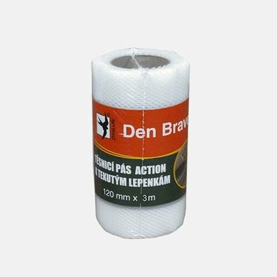 Den Braven CH031020 Těsnicí pás Action, 120 mm x 3 m, šedá