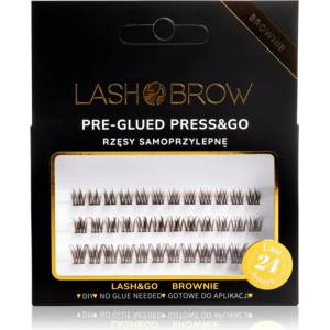 Lash Brow Press&Go Self-Adhesive Eyelashes самозалепващи се мигли на снопчета Daily Natural Brownie