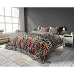 Sleeptime Двоен спален комплект Panther Lacy Anthracite с един плик поликотън
