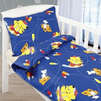Bellatex obliečky Agáta Slůně tm. modré 90 x 135 45 x 60 cm