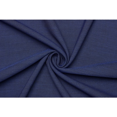 Kostýmová látka vlna | polyester - Modrý melír