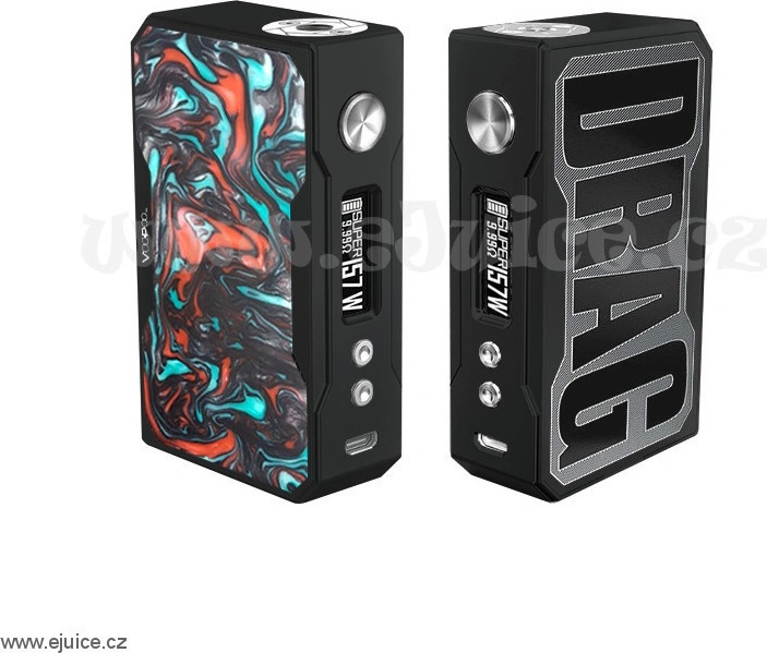 VooPoo Drag 157W Black Resin Purple Jade - Heureka.cz