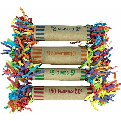 MistrPet.cz Hračka pro papoušky Papouščí blaster sada 4ks na trhání – Zbozi.Blesk.cz