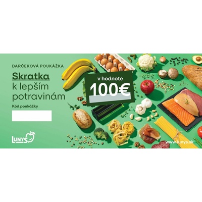 Darčekový poukaz 100 EUR eshop
