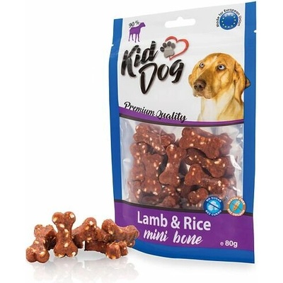 Kiddog jehněčí kostičky s rýží 80 g