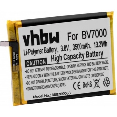VHBW Батерия за Blackview BV7000 / BV7000 Pro, 3500 mAh (888200063)