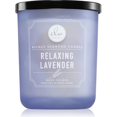 DW HOME Signature Relaxing Lavender ароматна свещ black lid 425 гр