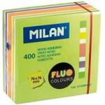 MILAN Notepad Milan Fluo Self-adhesives 7, 6 x 7, 6 cm