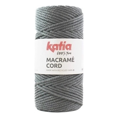 MACRAME CORD 4mm Katia Farby MACRAME CORD: 103 antracitová