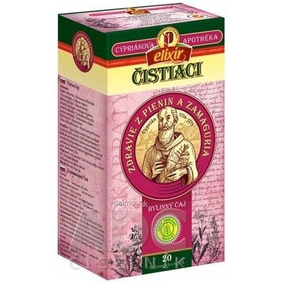 Agrokarpaty Cypriána ČISTÍCÍ bylinný čaj čistý přírodní produkt 20 x 2 g