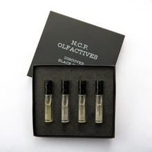 N.C.P. Olfactives Black Facets Discovery set 102 Ginger & Lime EDP U 50 ml EDP 2 ml + 602 Sandalwood & Cedarwood EDP U 50 ml EDP 2 ml + 702 Musk & Amber EDP U 50 ml parfumova