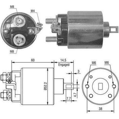 Elektromagnetický spínač, startér MAGNETI MARELLI 940113050022