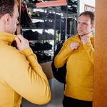 BENNON Bennon polaros СУИТШЪРТ ocher / Поларено пухено яке с яка - жълто xxxl (0962170080-3xl 64-66)