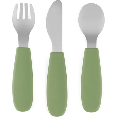 Petite&Mars Take&Match Stainless Steel Cutlery Set прибор за деца Sweet Pea 12m+ 3 бр