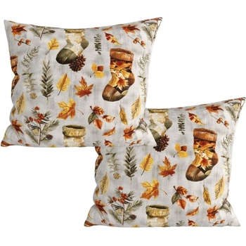 Textilomanie AUTUMN SOCKS farebná 2ks 45 x 45 cm