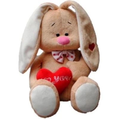 Stip Плюшена играчка Stip - Зайче със сърце, 35 cm (Stip138)