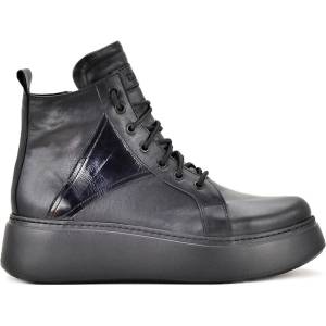 Tinti Shoes Дамски високи кецове Albena black