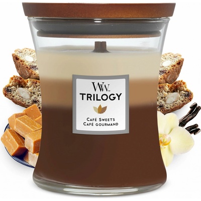WoodWick Trilogy - Café Sweets 275 g