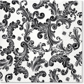 TaT servítky Source of Fame black 33x33cm