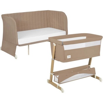 Lionelo Бебешко легло 5 в 1 Lionelo - Thomi Plus, Beige Carmel (5903771719889)