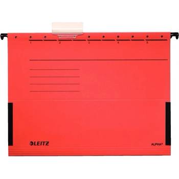Leitz Папка със защита на страниците LEITZ Alpha Standard A/4 картон червена 25 броя 19860125 (19860125)