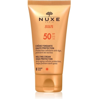 NUXE Sun Melting Cream High Protection слънцезащитен крем за лице SPF 50 50ml