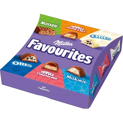 Milka Favourites mix čokolád 158 g