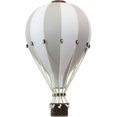 Super balloon dekoračný lietajúci balón svetlo sivá