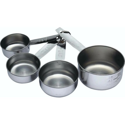 KitchenCraft Sada odměrek z nerezové oceli, 4 ks