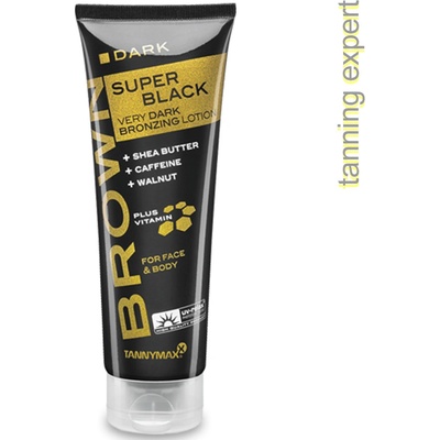 TannyMaxx Brown Super Black Very Dark Bronzing lotion 125 ml – Zboží Mobilmania