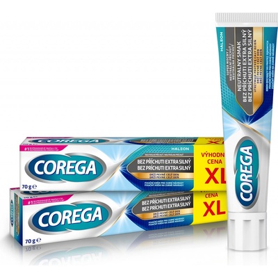 Corega Extra Strong Neutral fixační krém 2 x 70 g – Zboží Dáma