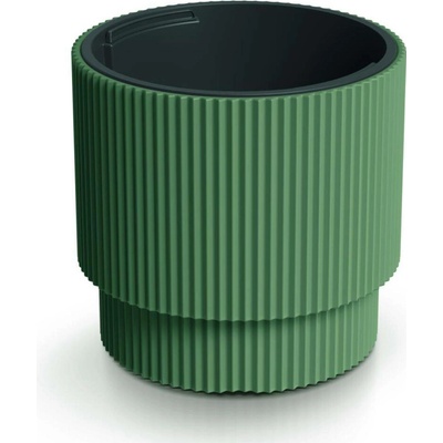 Prosperplast Květináč MILLY tmavě zelený 29,8cm