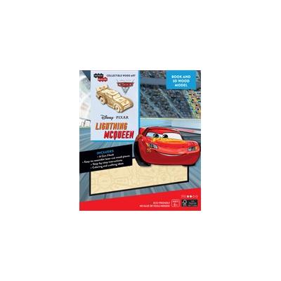IncrediBuilds: Disney Pixar Cars 3: Lightning McQueen 3D Wood Model and ...