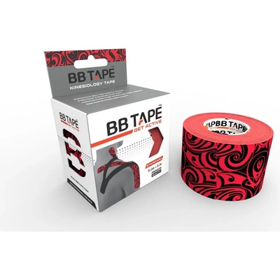 BB Tape Kineziologický tejp s designem tetování červená 5 m x 5 cm