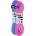 Beal Полувъже Beal Ice Line 8, 1 mm Half rope - Fuchsia / Blue - размер 2 x 60 m (309-0050-0312)
