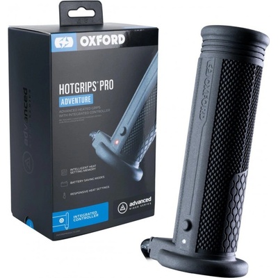 Gripy vyhřívané HOTGRIPS PRO ADVENTURE, OXFORD (s integrovaným ovládáním v rámci gripu)