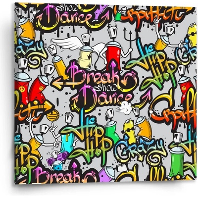 Obraz Graffiti - 110x110 cm