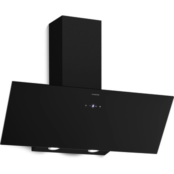 Klarstein Laurel наклонен абсорбатор | режим на извличане и рециркулация | безопасно стъкло | 417 м³/ч | 90 см (CGCH3-Kl-Laurel-90Bk) (CGCH3-Kl-Laurel-90Bk)