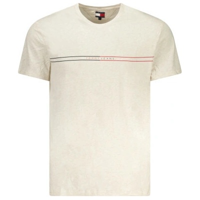 Tommy Hilfiger stylové pánské tričko s krátkým rukávem Beige