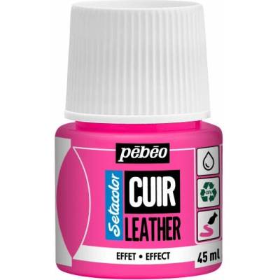 Pebeo Setacolor effect farba na kožu 45 ml fluorescenčná ružová