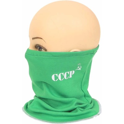 Nákrčník ako rúško CCCP zelený