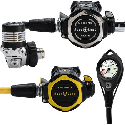 Aqualung LEGEND 3 ELITE DIN + OCTOPUS LEGEND 3 + MANOMETR AL50 + REGULATOR BAG EXPLORER