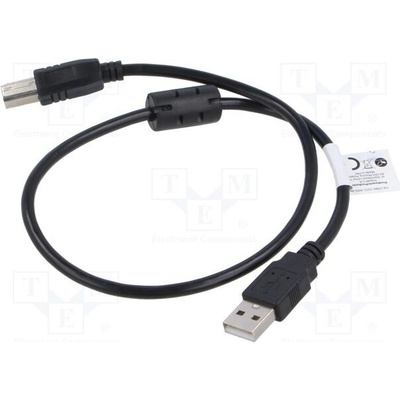 Lanberg CA-USBA-11CC-0005-BK USB - A (M) na USB - B (M), 0.5m, černý