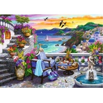 Ravensburger - Puzzle Sunset over Santorini 300 - 300 piese