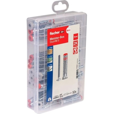 Hmoždinky a šrouby do desek Fischer BOX Fixtainer DuoHM TX, 52 ks – Zboží Mobilmania