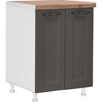 Matis Кухненски шкаф долен с две врати contempo d60 сив