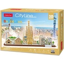 CubicFun 3D puzzle CityLine panorama Bracelona 186 ks
